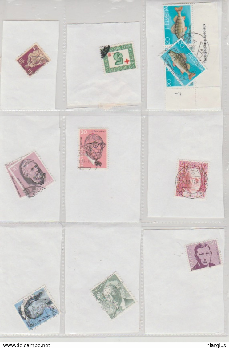 SWITZERLAND -Lot Of 1323 Used Stamps. - Lots & Kiloware (min. 1000 Stück)