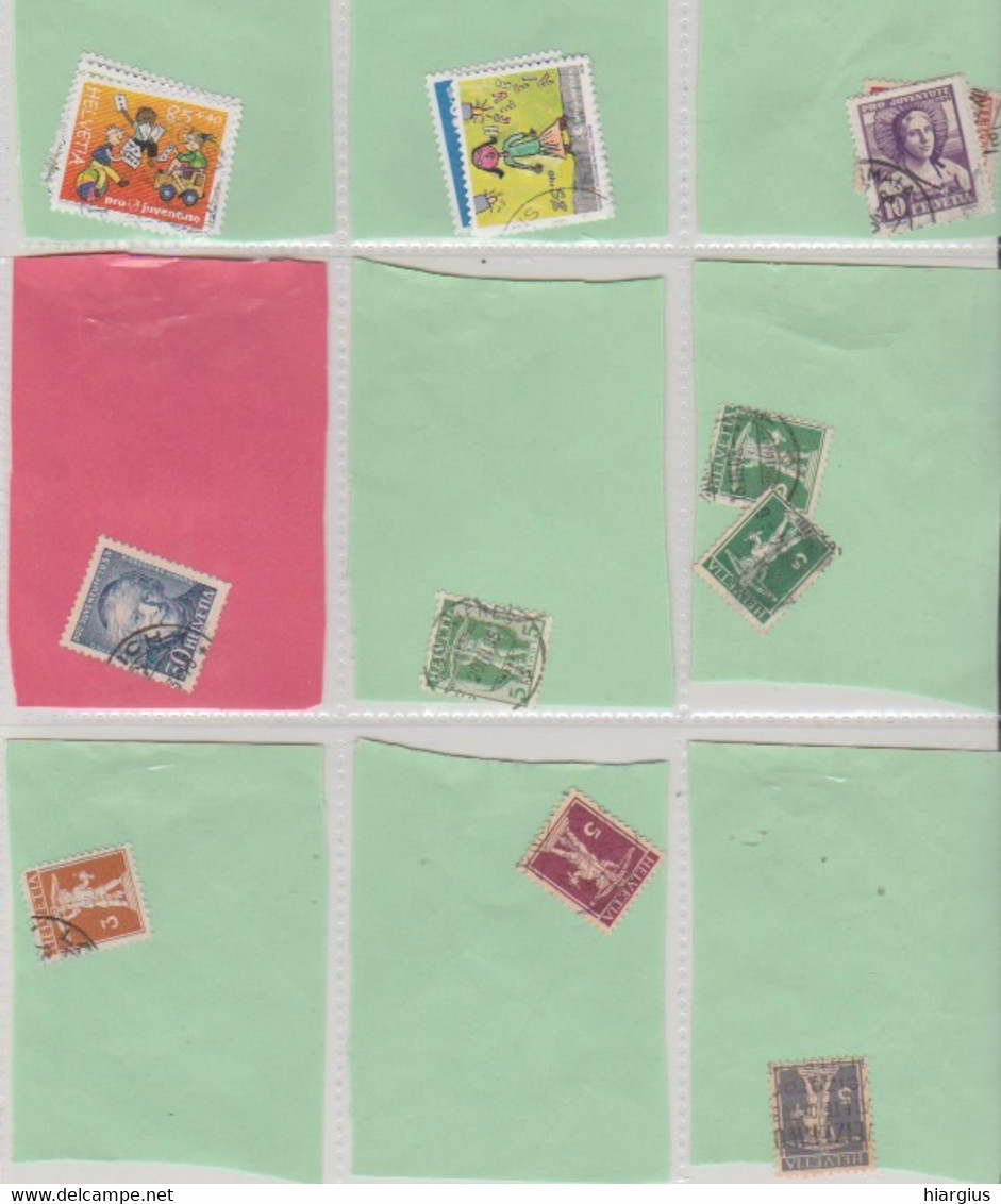 SWITZERLAND -Lot of 1323 used stamps.