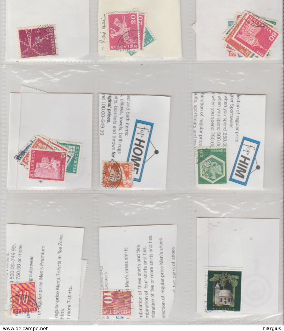 SWITZERLAND -Lot of 1323 used stamps.