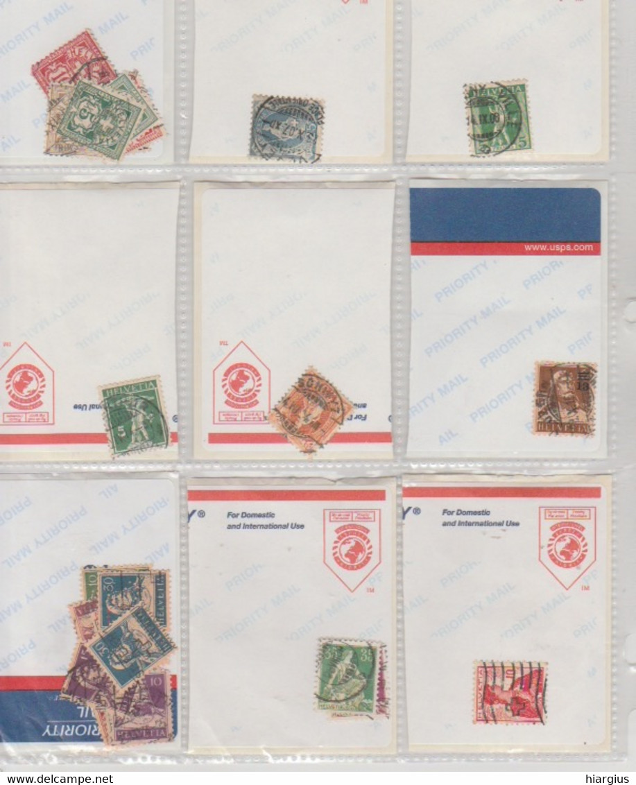 SWITZERLAND -Lot of 1323 used stamps.