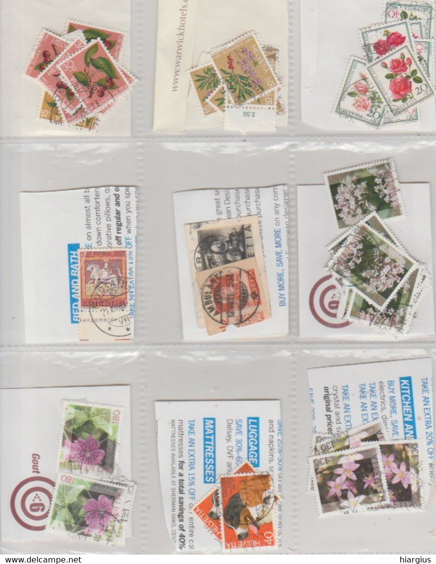 SWITZERLAND -Lot of 1323 used stamps.