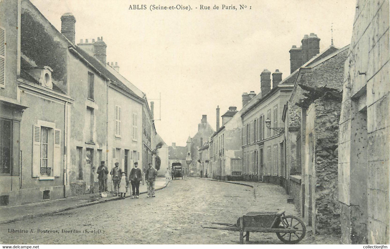 / CPA FRANCE 78 "Ablis, Rue De Paris" - Ablis