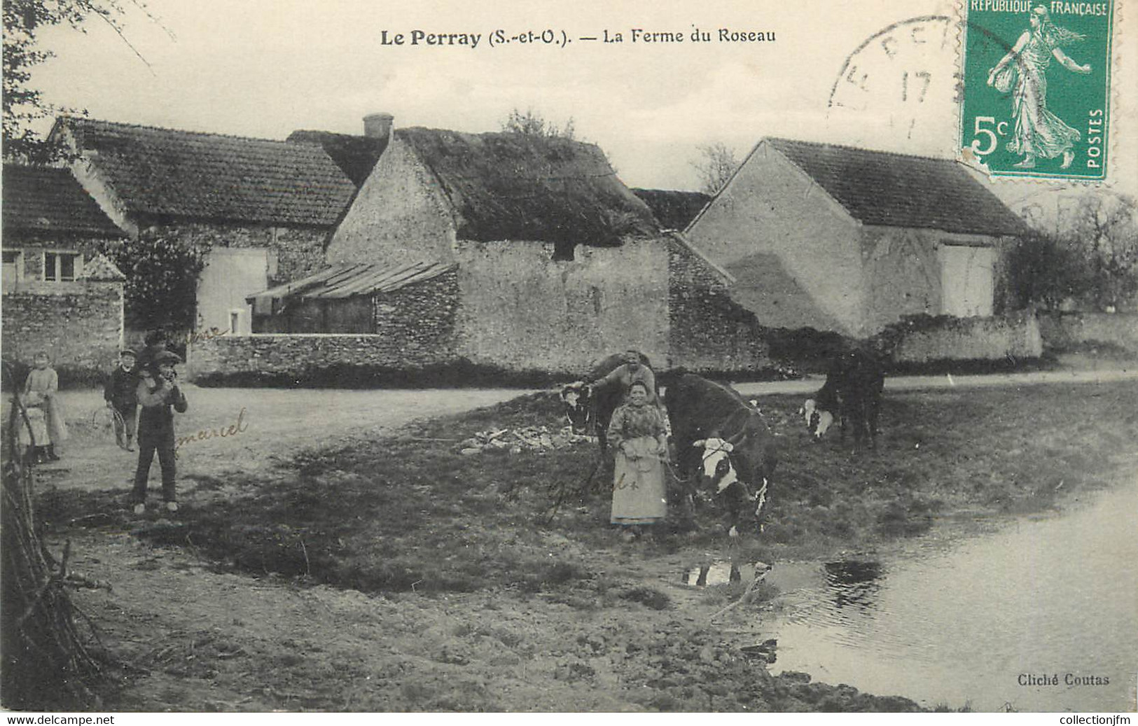 / CPA FRANCE 78 "Le Perray, La Ferme Du Roseau" - Le Perray En Yvelines