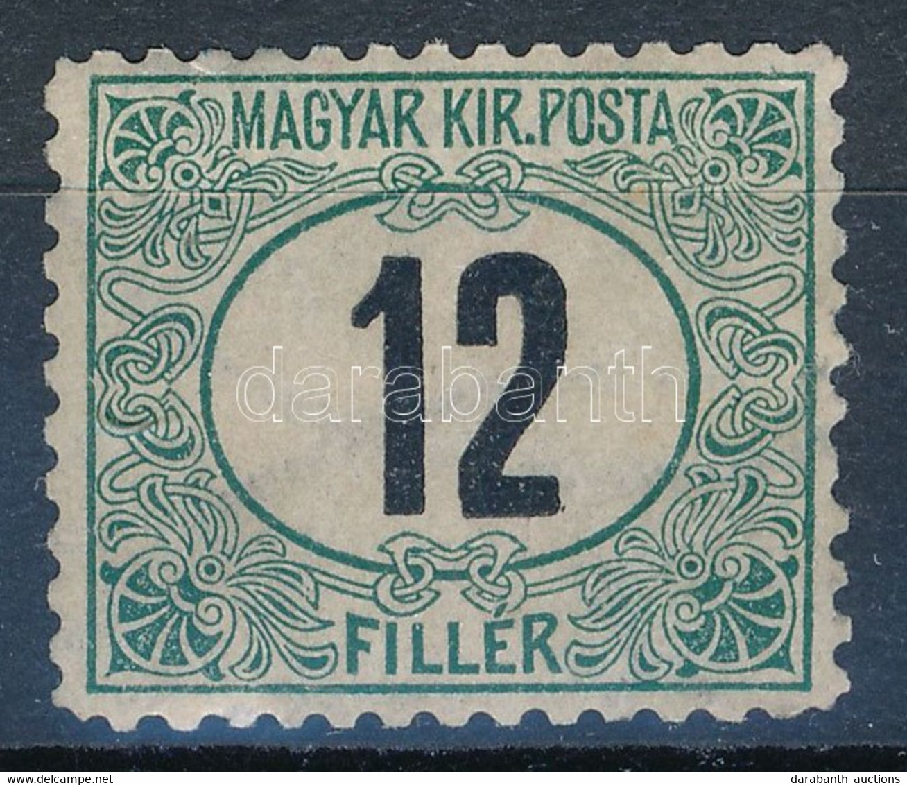 * 1903 Zöldportó 12f "B" 11 1/2 Fogazással (60.000) - Other & Unclassified