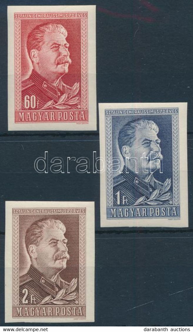 ** 1949/50 Sztálin (I.) Vágott Sor (3.000) - Altri & Non Classificati