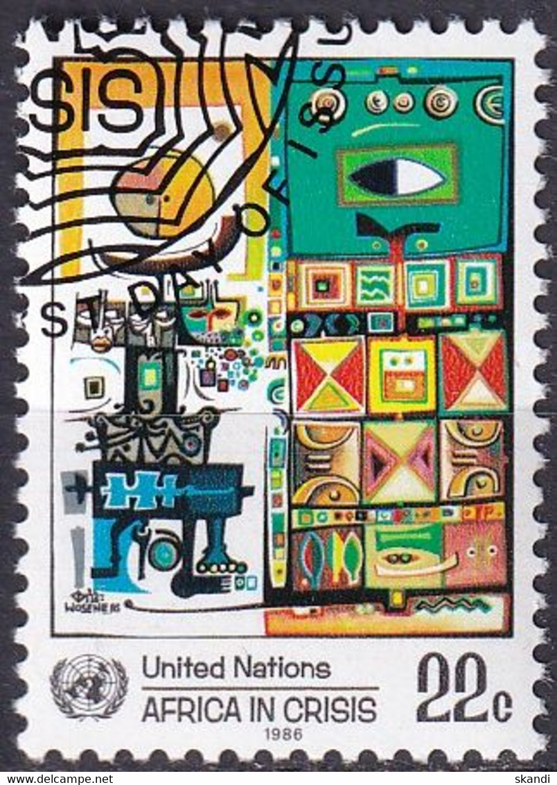 UNO NEW YORK 1986 Mi-Nr. 490 O Used - Aus Abo - Oblitérés