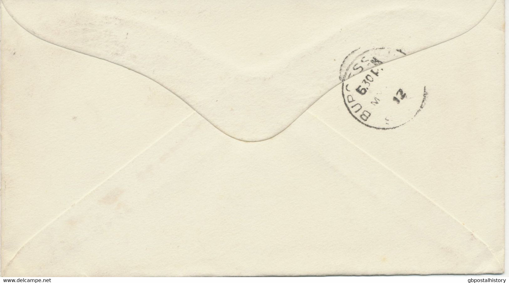 GB „BRISTOL / 23“ Double Ring (25 Mm – CBP Type 9/25) On Superb Cover With GV 1d - Storia Postale