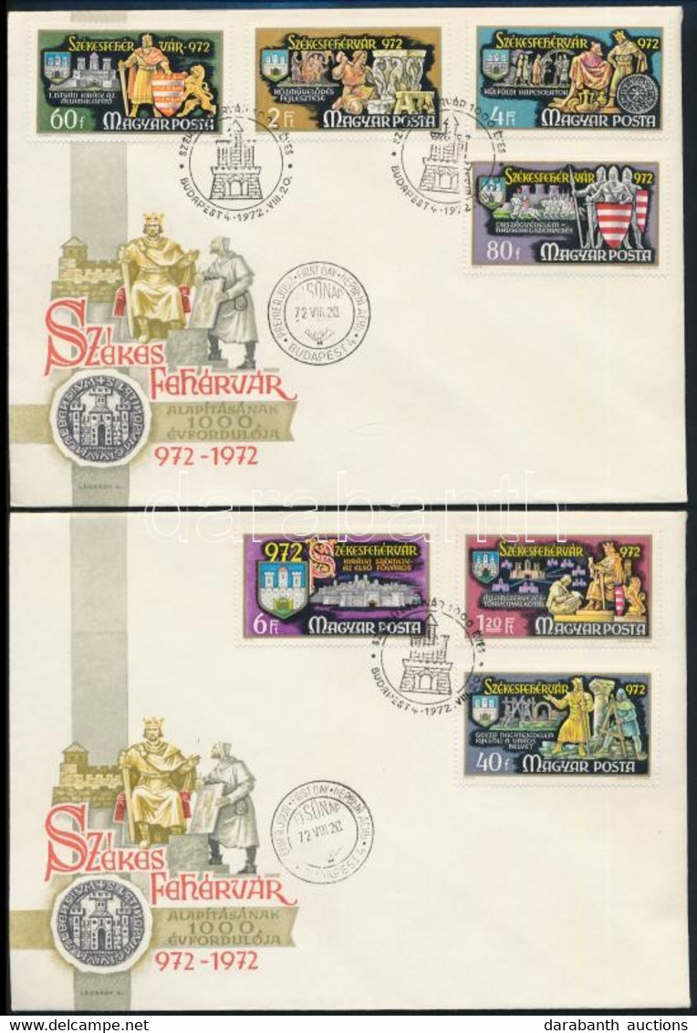 1972 Székesfehérvár FDC Rajta A 60f és 2Ft értékeken Az évszám A Jobb Oldalon - Other & Unclassified