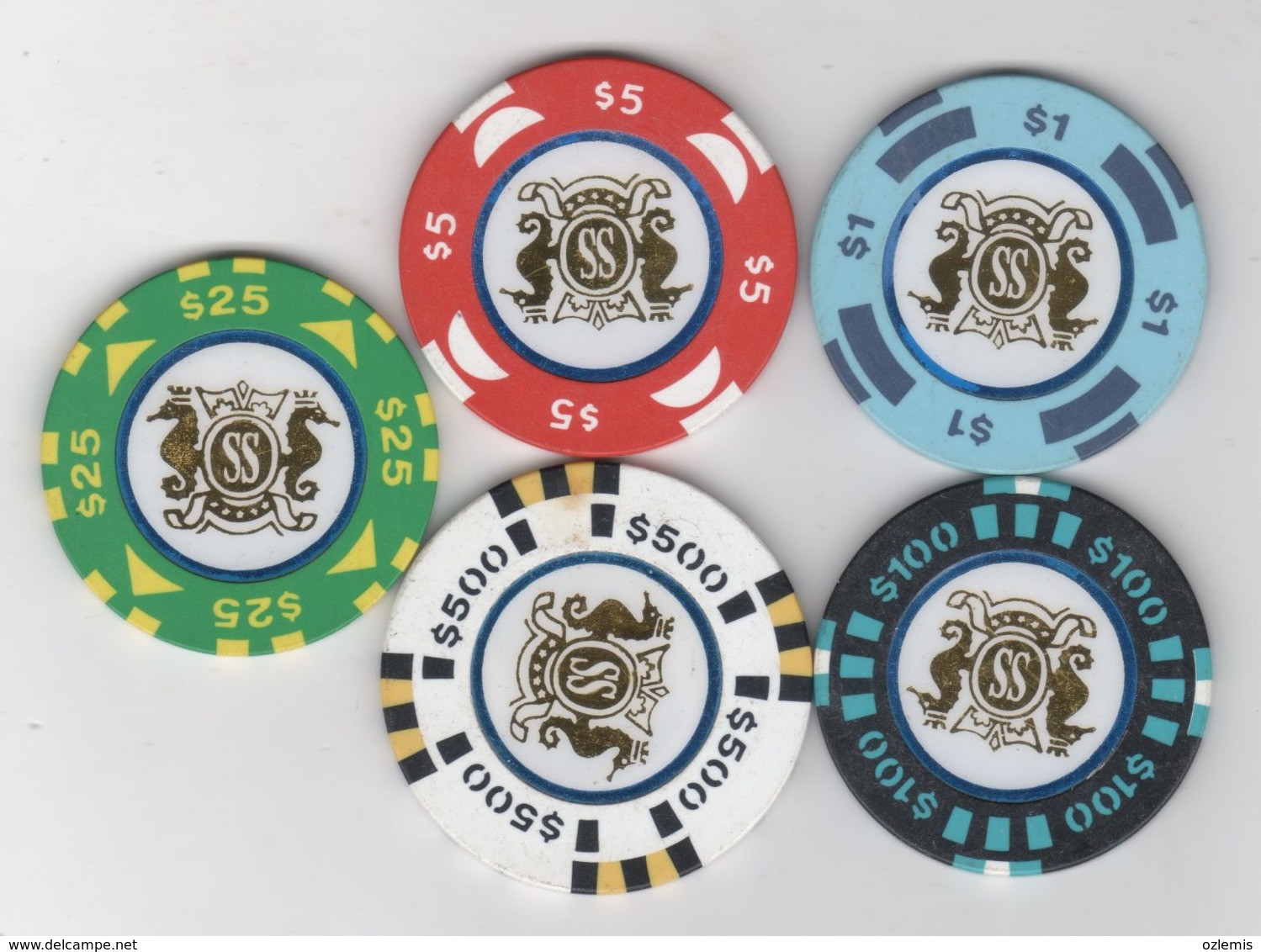 SEVENSEAS CASINO TOKEN,CHIP - Casino