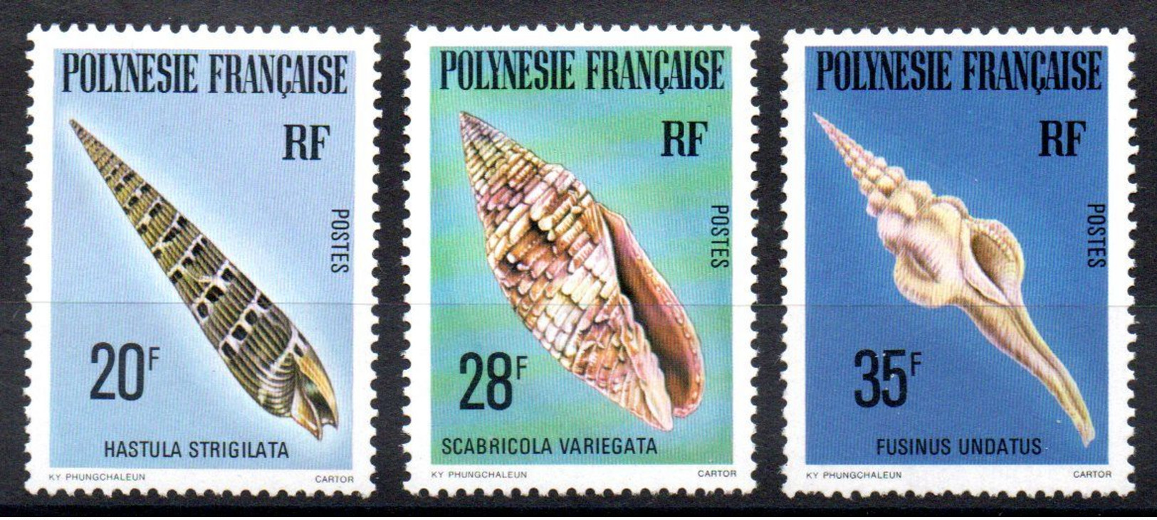 POLYNESIE - YT N° 142 à 144 - Neufs ** - MNH - Cote: 6,90 € - Ongebruikt