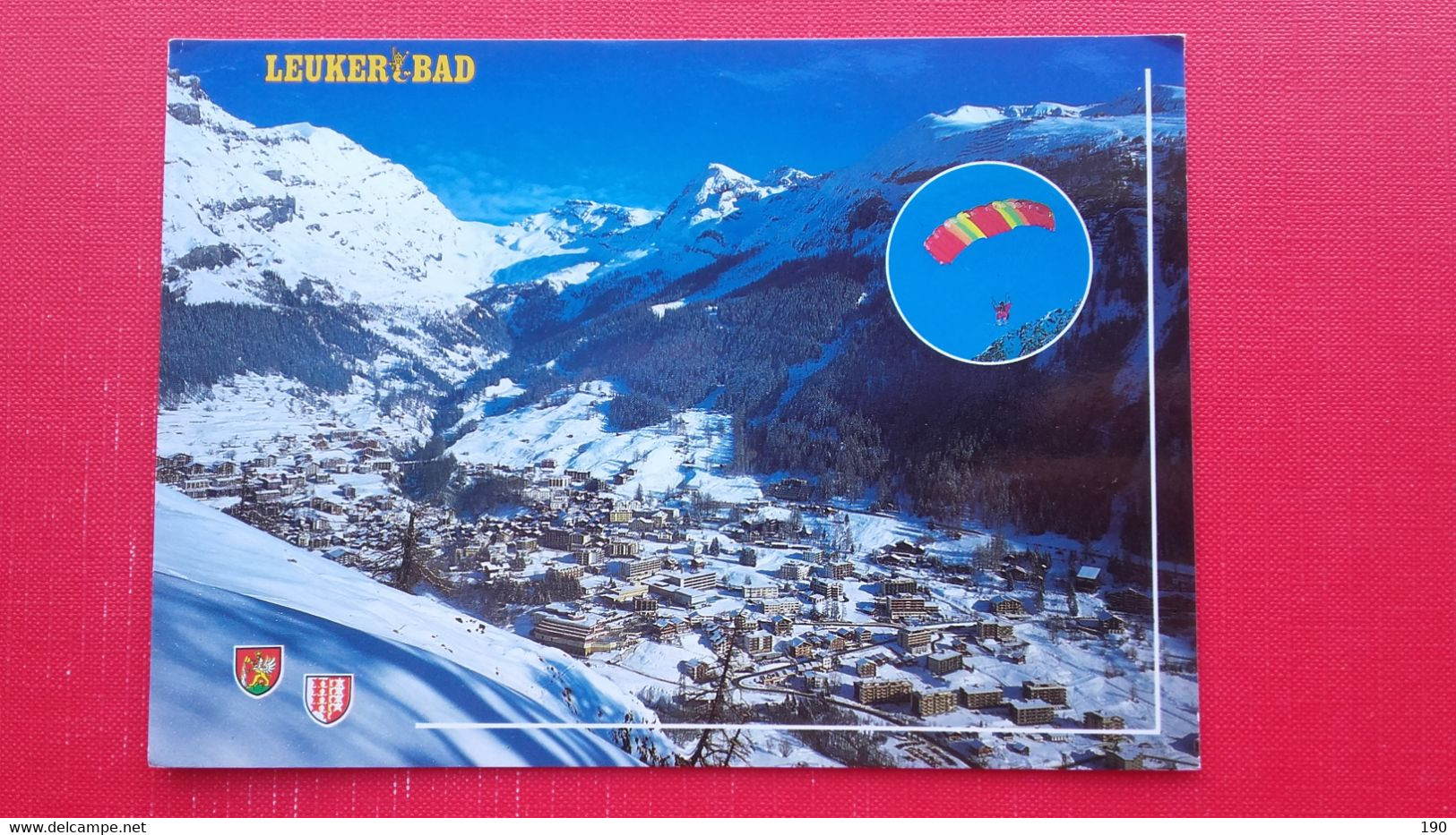 Leukerbad,1401 M.Loeche-les-Bains - Parachutisme