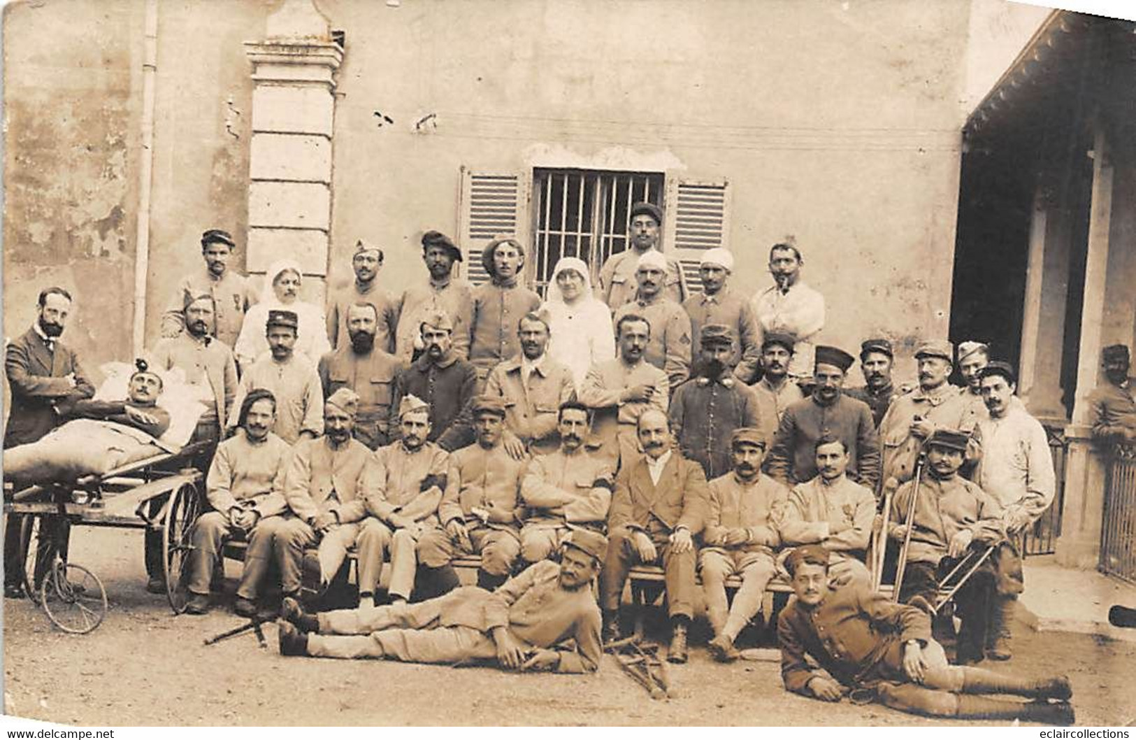 Les Marches        73       Guerre   Carte Photo. Souvenir De L'Hôpital           (voir Scan) - Otros & Sin Clasificación