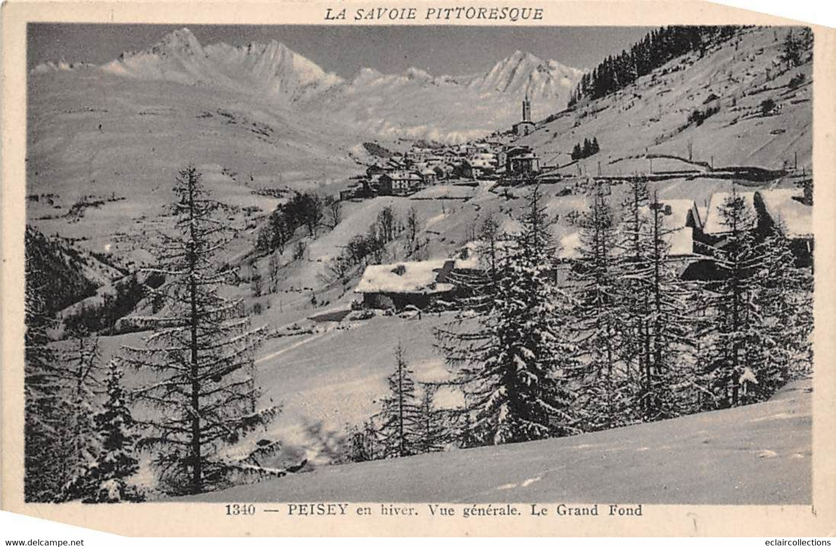 Peisey         73       Vue Générale En Hiver      N° 1340       (voir Scan) - Autres & Non Classés