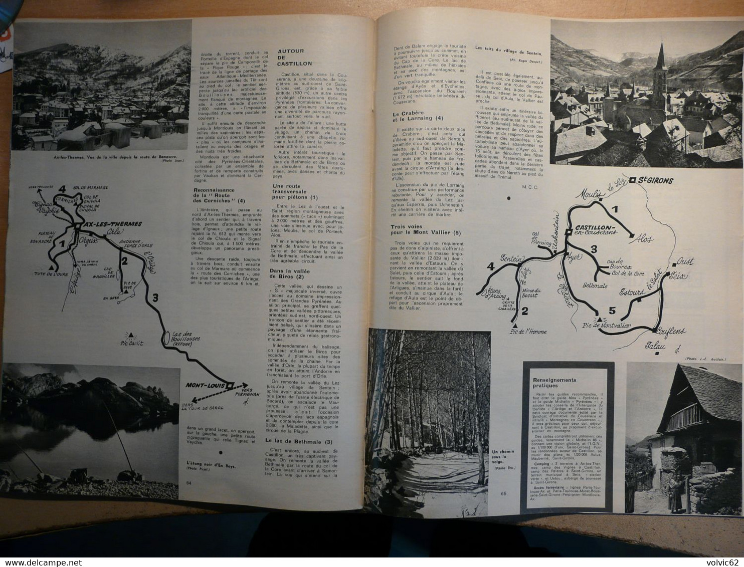 Vie du Rail 1186 mars 1969 Ariège foix pamiers mirepoix unac lérida  montségur tarascon  montgailhard prayols 40 pages