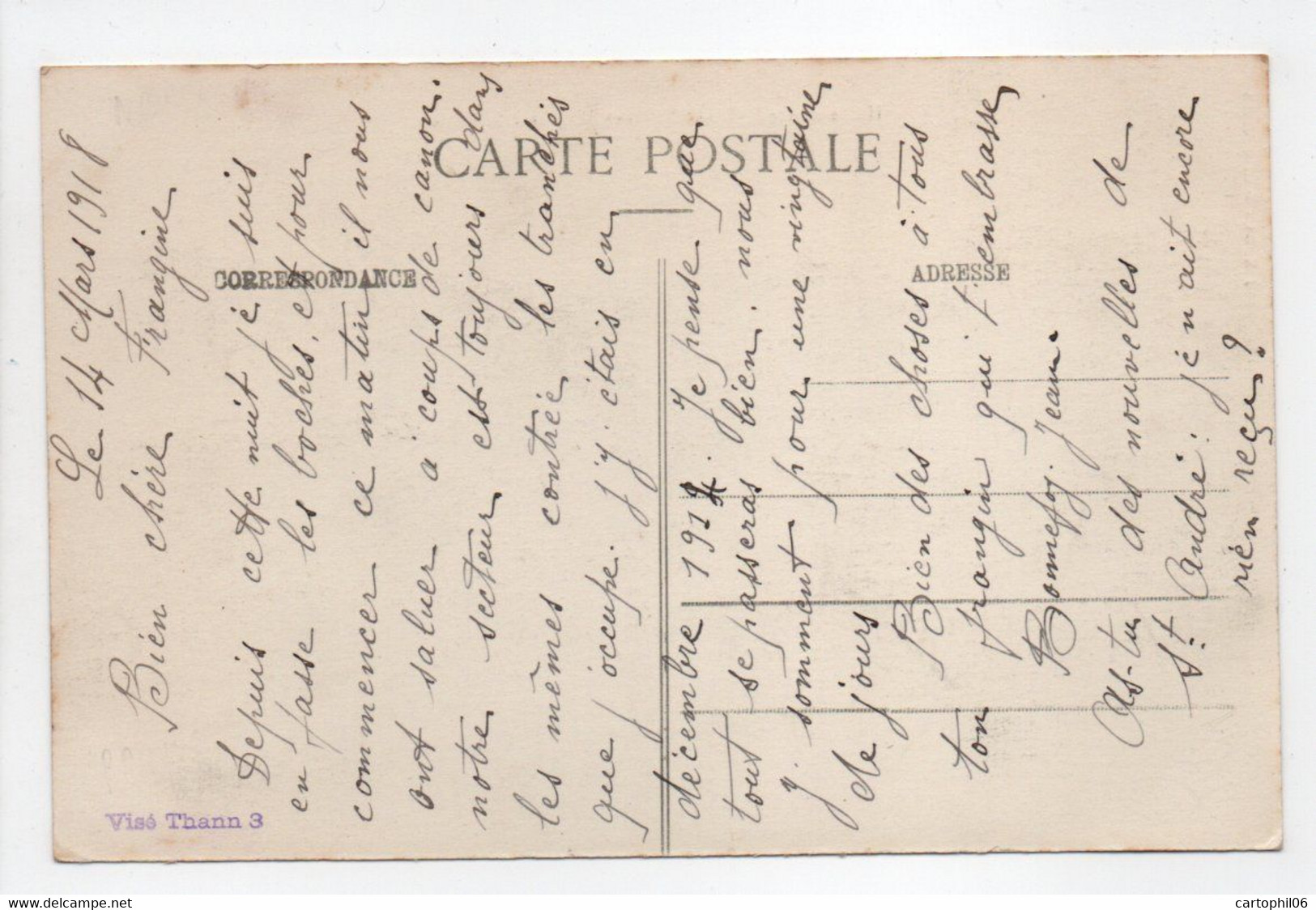 - CPA THANN (68) - Rossberg Avec Le Chalet 1918 - Edition J. K. N° 33 - - Thann