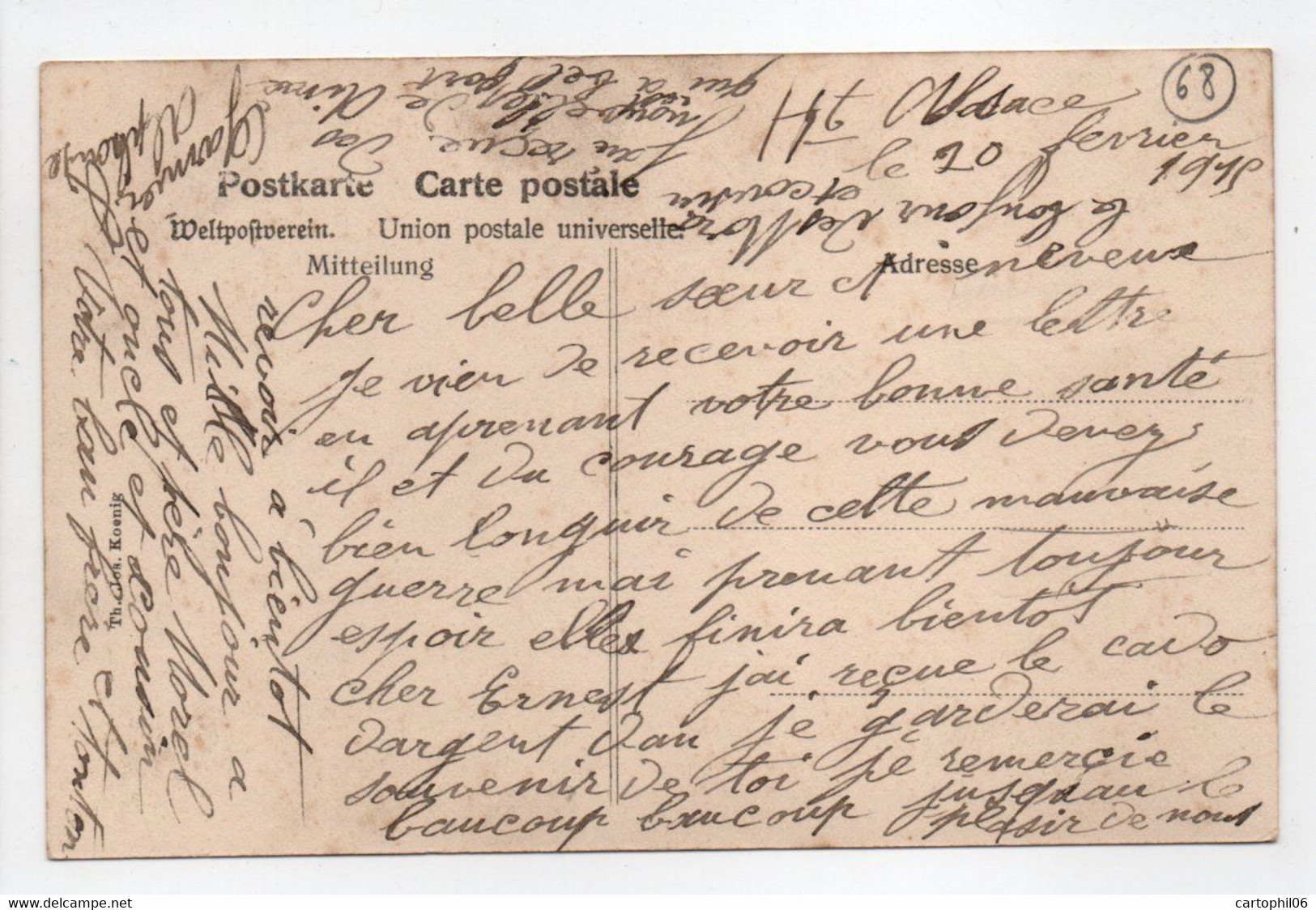 - CPA GRUSS Aus SAINT AMARIN (68) - Hotel Zum Goldenen Löwen 1915 - - Saint Amarin