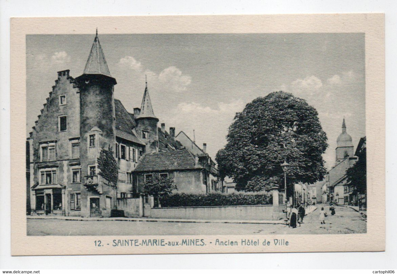 - CPA SAINTE-MARIE-AUX-MINES (68) - Ancien Hôtel De Ville - Editions La Cigogne N° 12 - - Sainte-Marie-aux-Mines