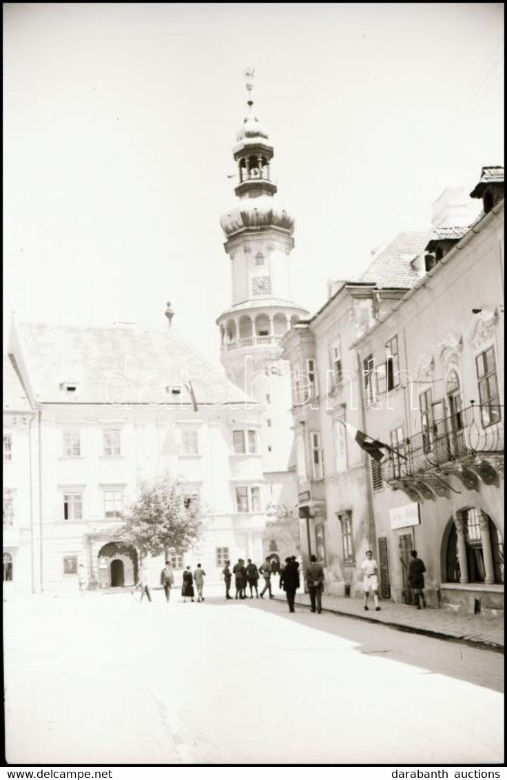 Cca 1930 Sopron, Kerny István (1879-1963) Budapesti Fotóművész Hagyatékából, 13 Db Vintage NEGATÍV, 4,5x6 Cm és 6x9 Cm K - Andere & Zonder Classificatie