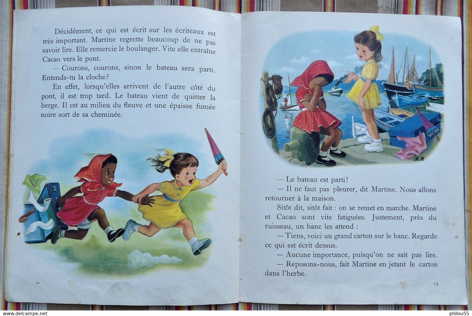 MARTINE EN VOYAGE par G. DELAHAYE et M. MARLIER Casterman 1954