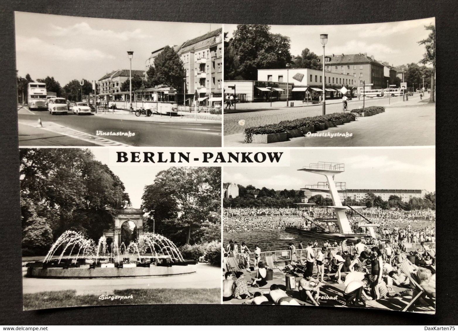 Berlin Pankow Strasse/Schwimmbad/ Strassenbahn - Mitte