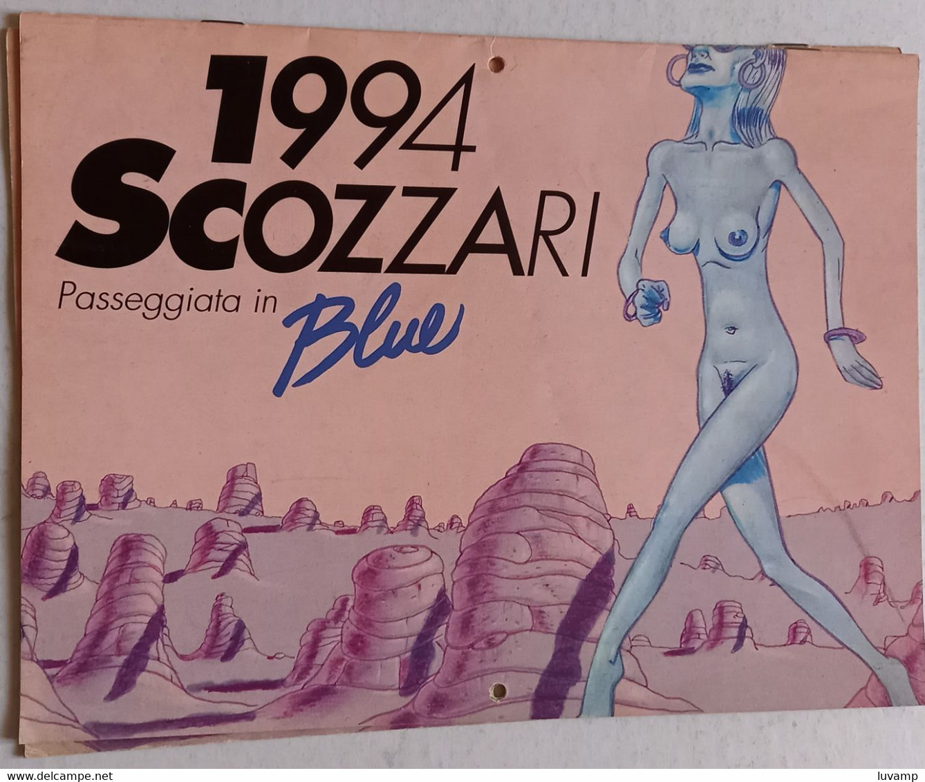 CALENDARIO 1994 SOZZARI BLUE  (CART 77) - Sonstige & Ohne Zuordnung