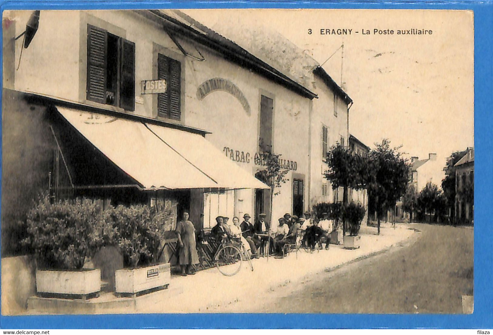 95 -  Val D'Oise - Eragny -  La Poste Auxiliaire - Cafe Tabac   (N4093) - Eragny