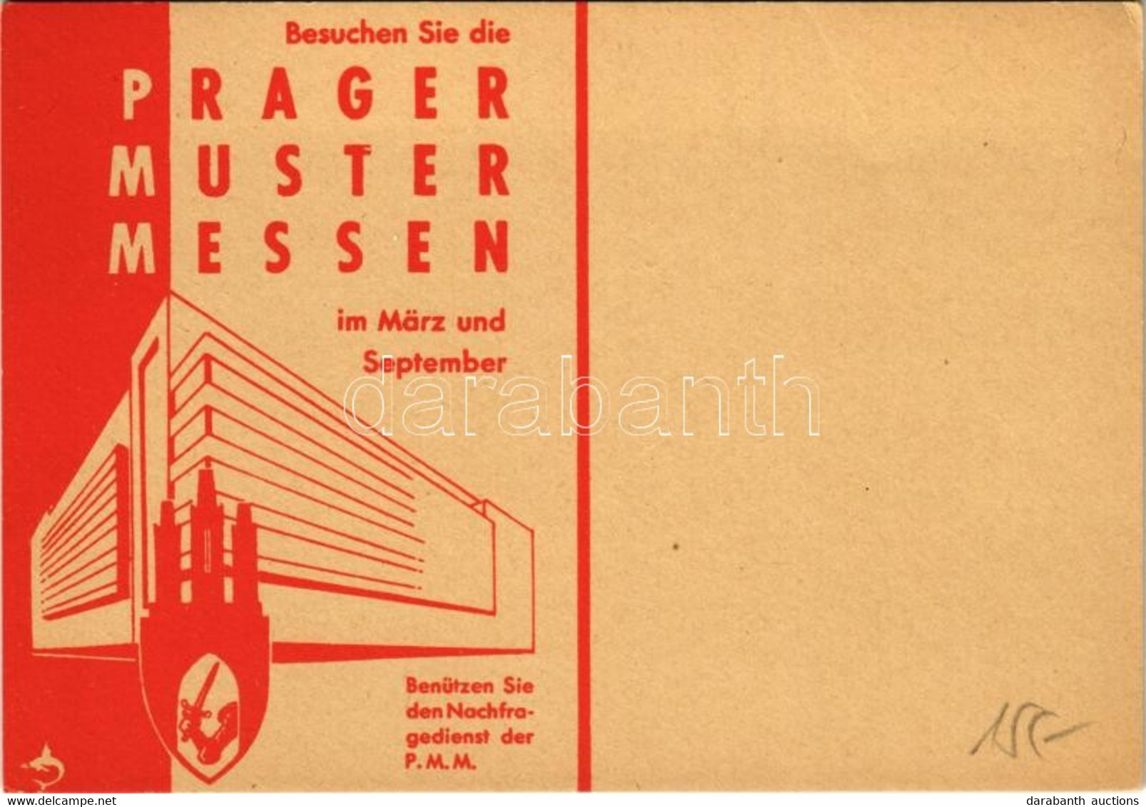 ** T1/T2 Prager Muster Messen / Model Fair In Prague, Expo Advertisement - Zonder Classificatie