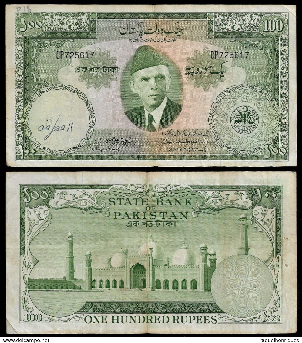 PAKISTAN BANKNOTE - 100 RUPEES P#18a F/VF (NT#04) - Pakistan