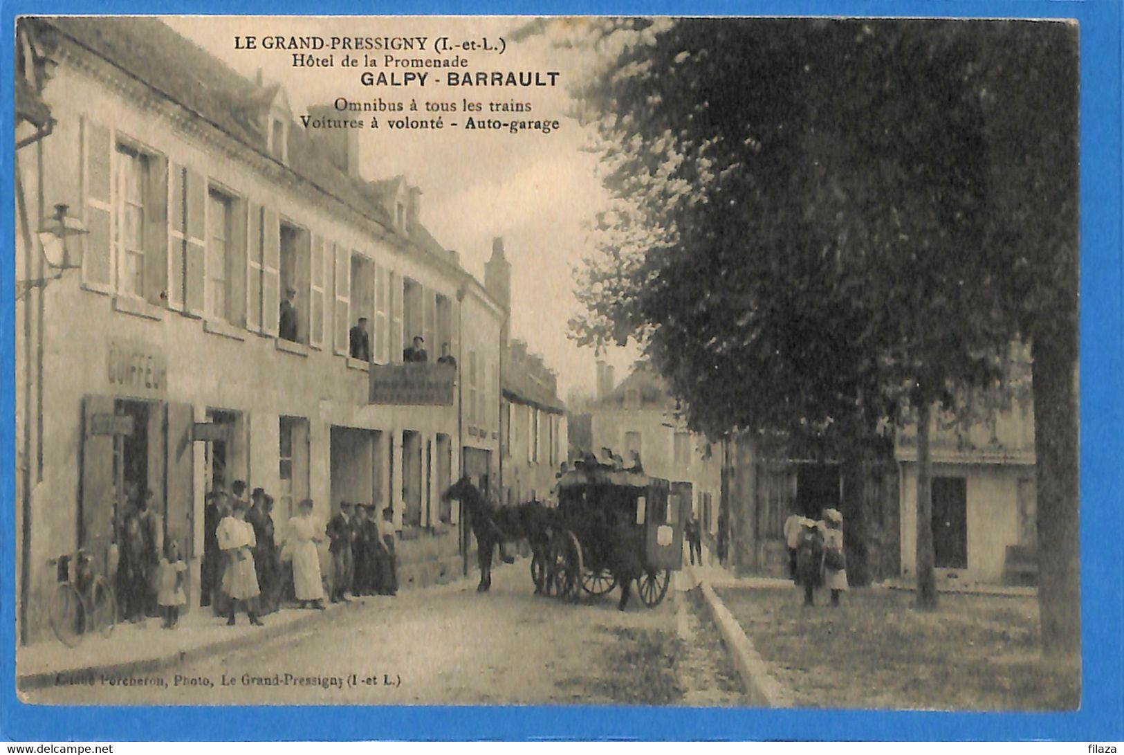 37 - Indre Et Loire - Le Grand Pressigny - Hotel De La Promenade  (N4110) - Le Grand-Pressigny