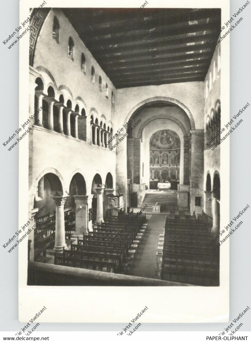 0-4300 QUEDLINBURG - GERNRODE, Stiftskirche St. Cyriacus, Innenansicht - Quedlinburg