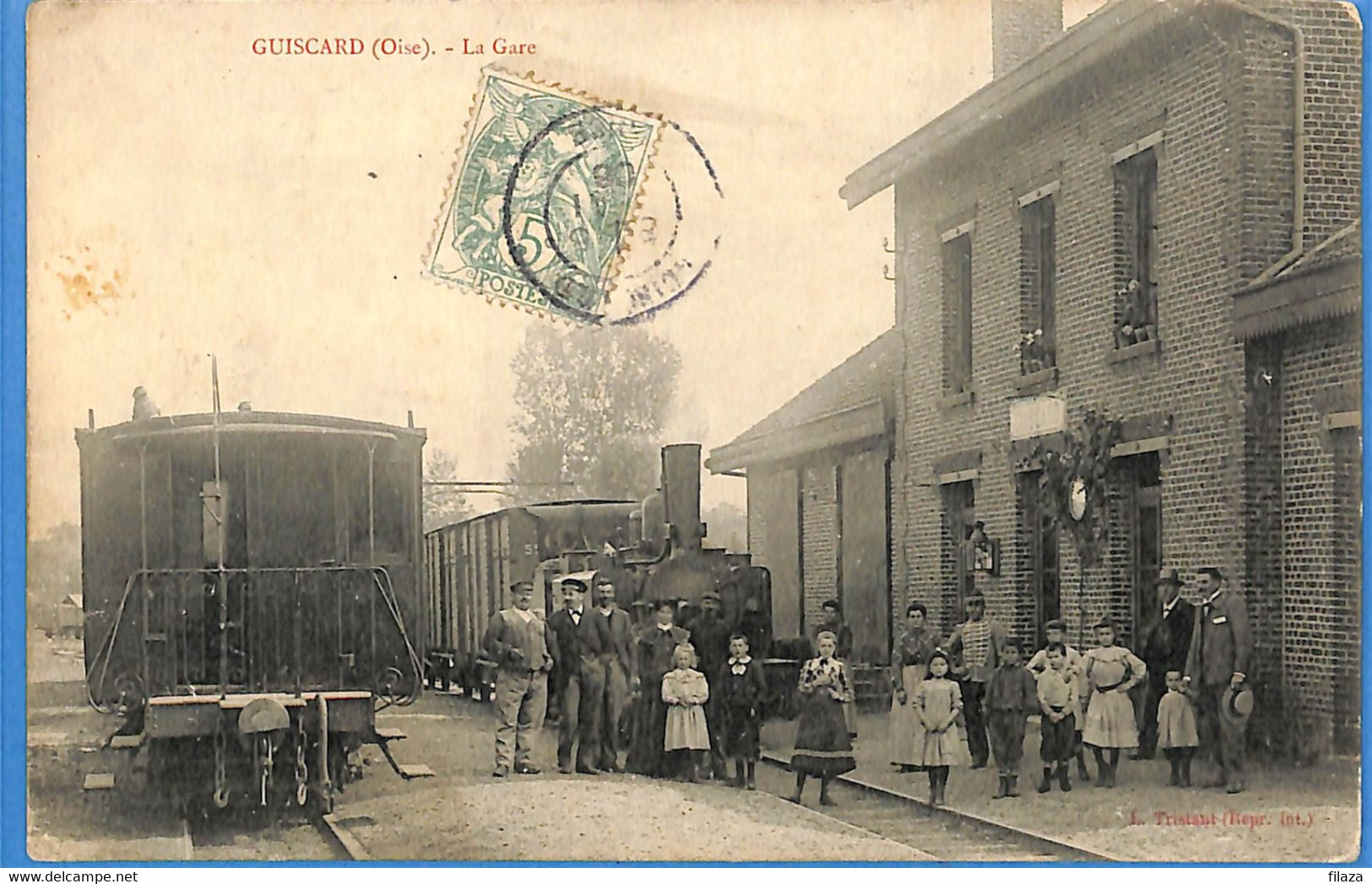 60 - Oise - Guiscard - La Gare - Train  (N4119) - Guiscard