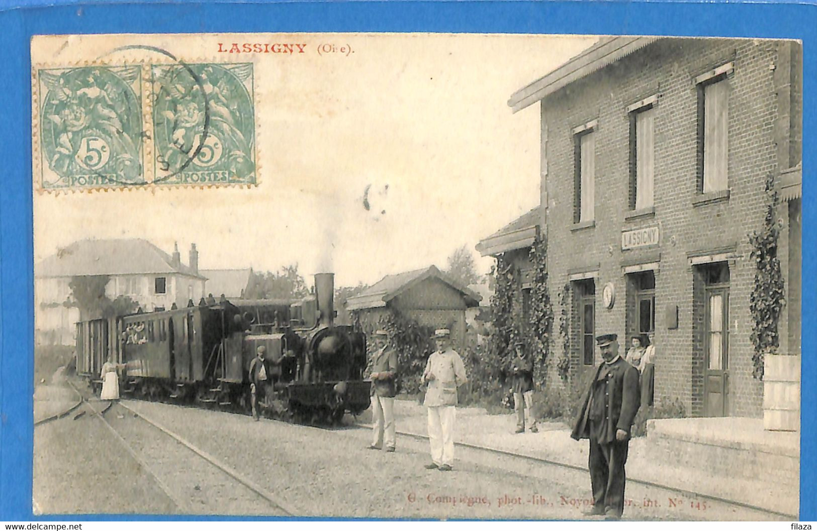 60 - Oise - Lassigny - La Gare - Train  (N4120) - Lassigny