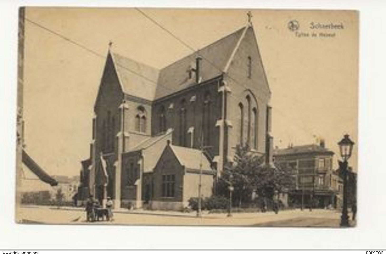 REF3775/ CP-PK Schaerbeek Eglise De Helmet Animée - Schaarbeek - Schaerbeek