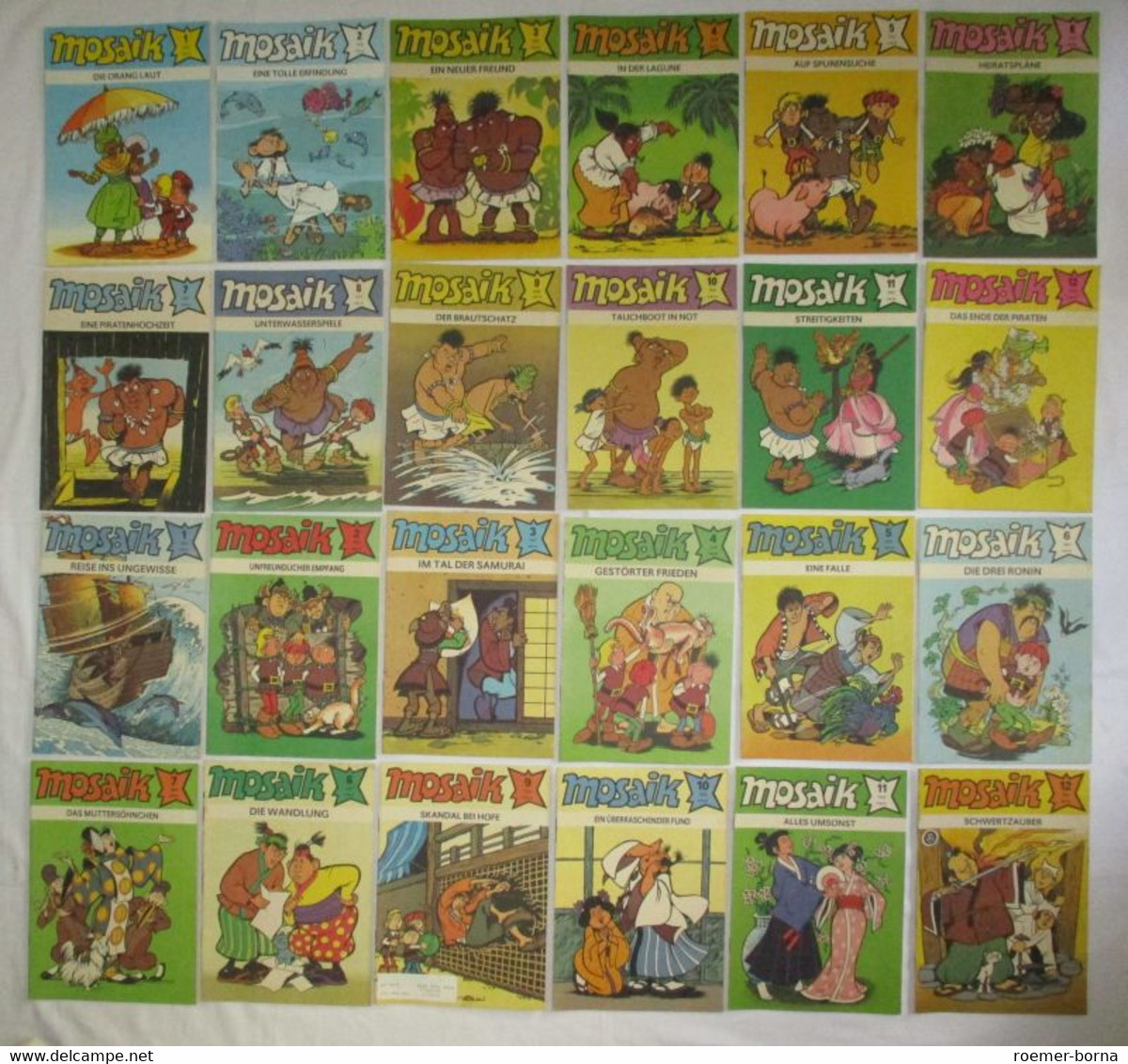 Mosaik Abrafaxe 1/1976 bis 312/2001 komplett 312 Hefte (132440)