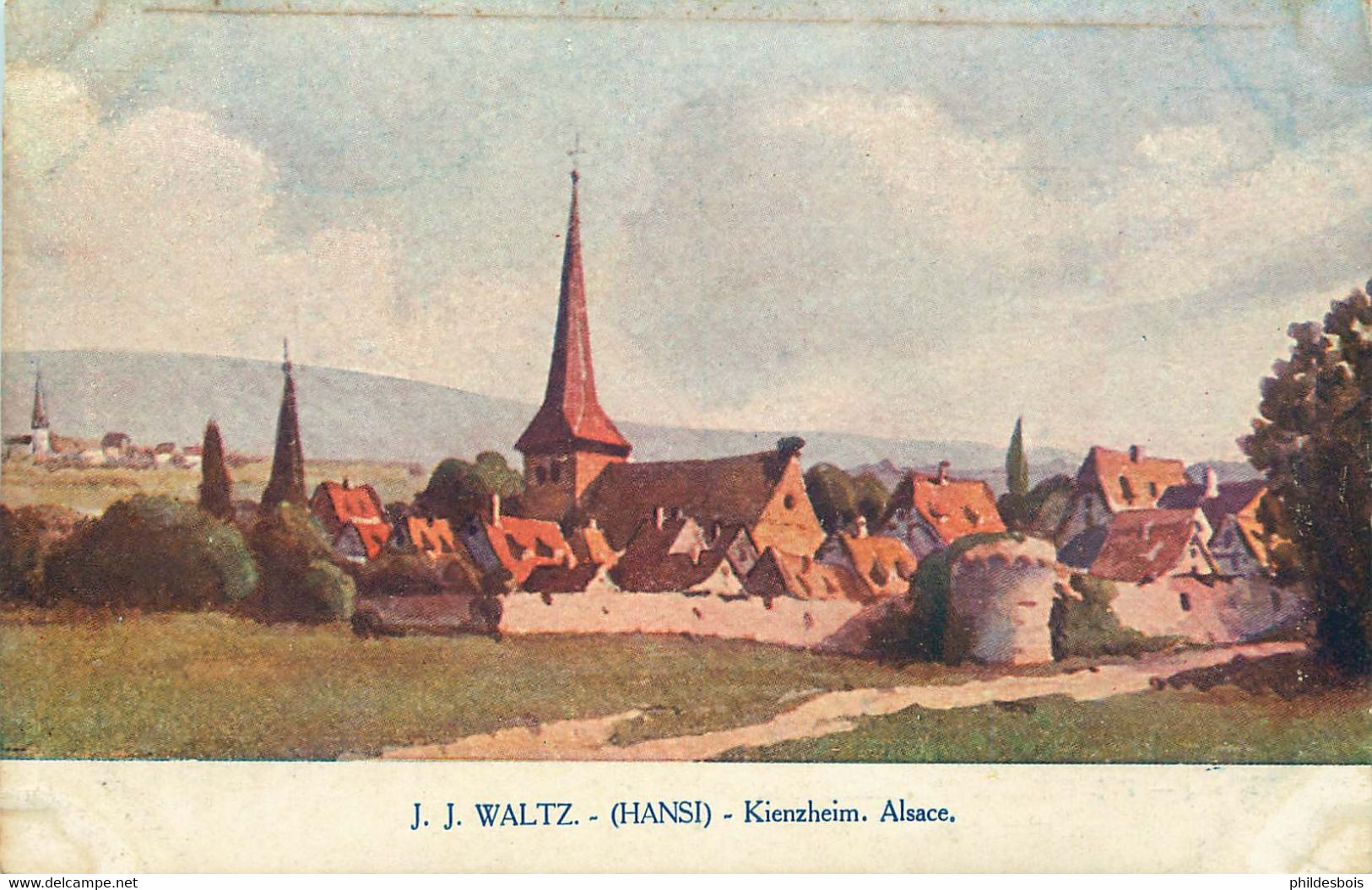 Illustrateur  J.J WALTZ HANSI   KEINZHEIM   Alsace - Hansi