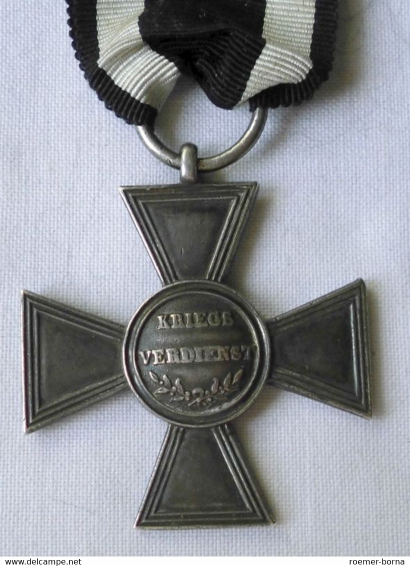 Seltenes Militär-Ehrenzeichen 1.Klasse Preussen 'Kriegs-Verdienst' (111550) - Allemagne