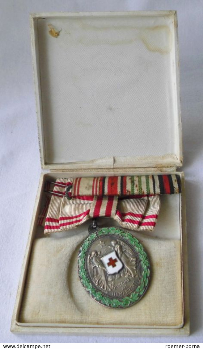 Österreich Rot Kreuz Medaille 1.Weltkrieg Im Originaletui (100884) - Germania
