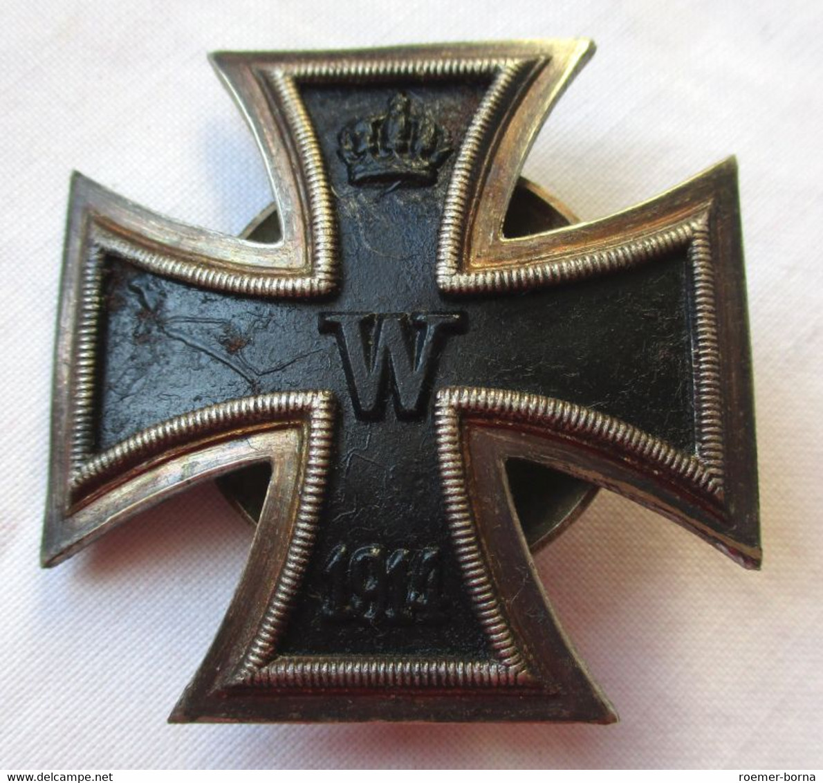 Seltenes Gewölbtes Eisernes Kreuz 1.Klasse 1914 1.Weltkrieg Modell 1939 (110850) - Allemagne