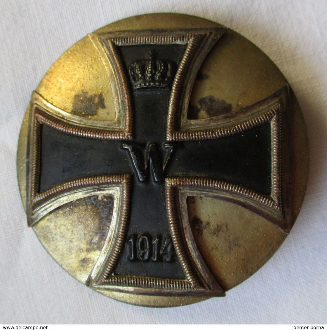Seltenes Eisernes Kreuz 1.Klasse 1914 Mit Gegenplatte 1.Weltkrieg (113187) - Germany