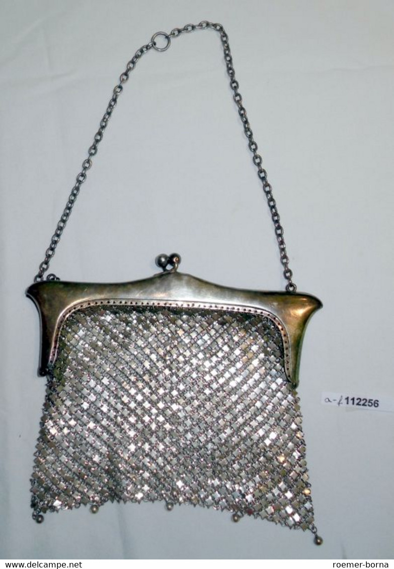 Traumhafte Operntasche 935er Silber Mit Initialen MR 1904 (112256) - Altri & Non Classificati