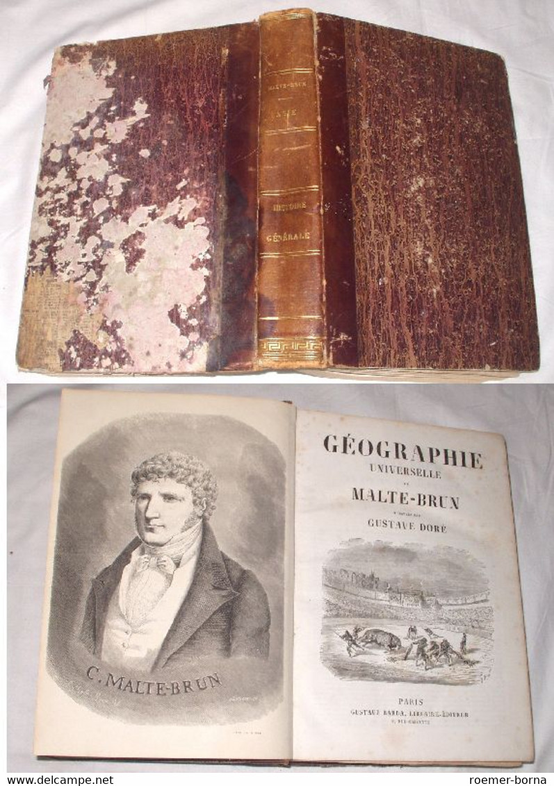 Geographie Universelle De Malte-Brun Um 1840 (15101) - Livres Anciens