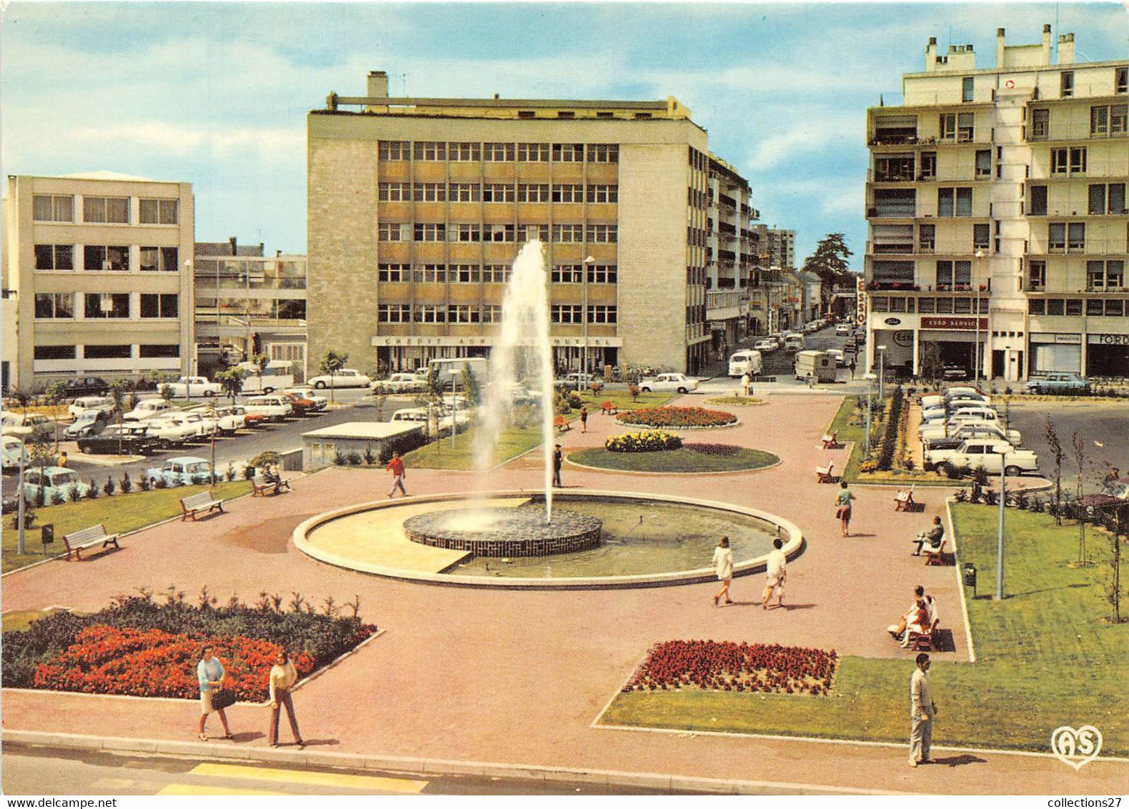 85-LA-ROCHE-SUR-YON- PLACE DE LA VENDEE ET RUE DES SABLES - La Roche Sur Yon