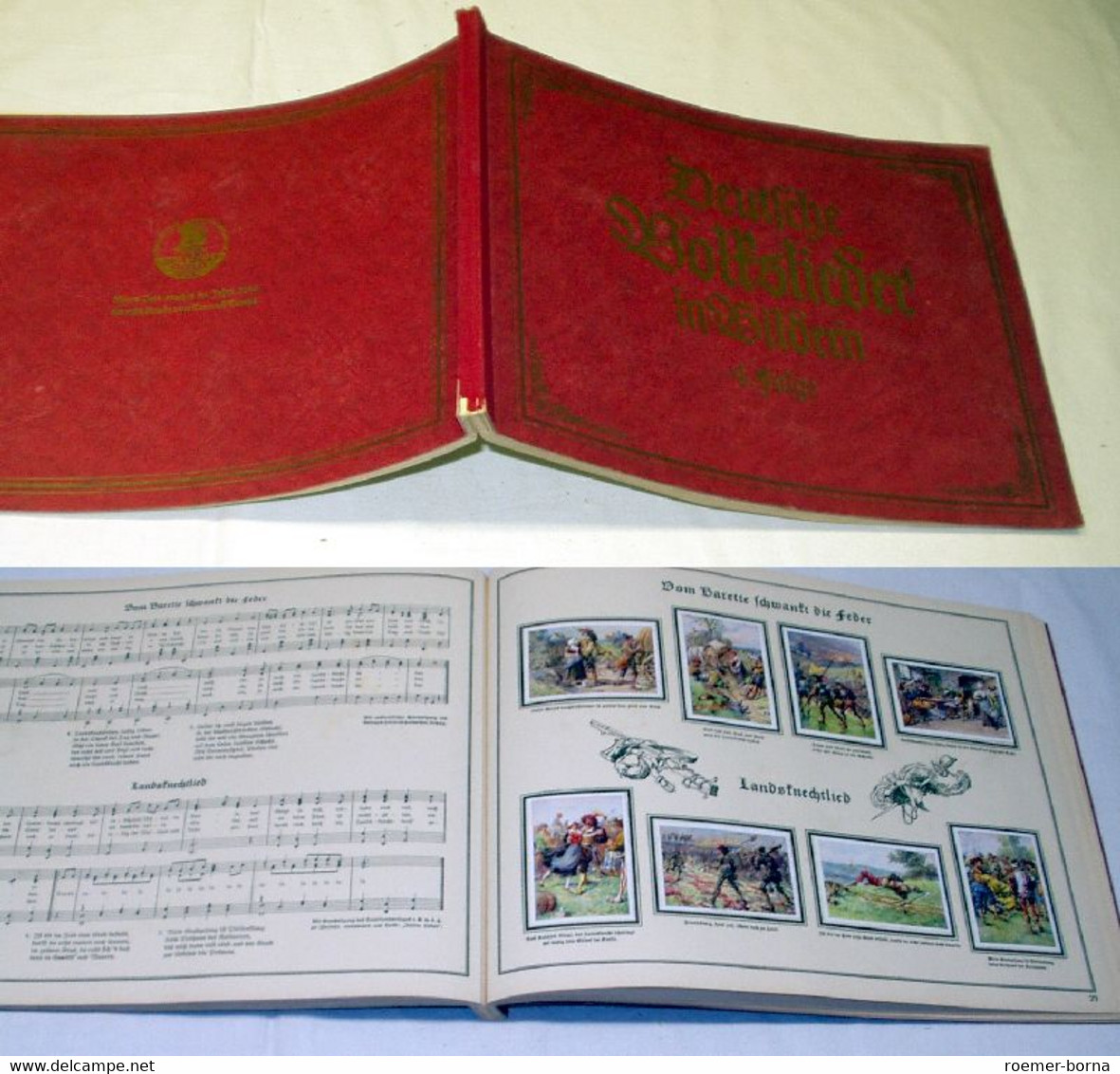 Deutsche Volkslieder In Bildern 4. Folge Von 1938 (Nr.1849) - Albums & Catalogues