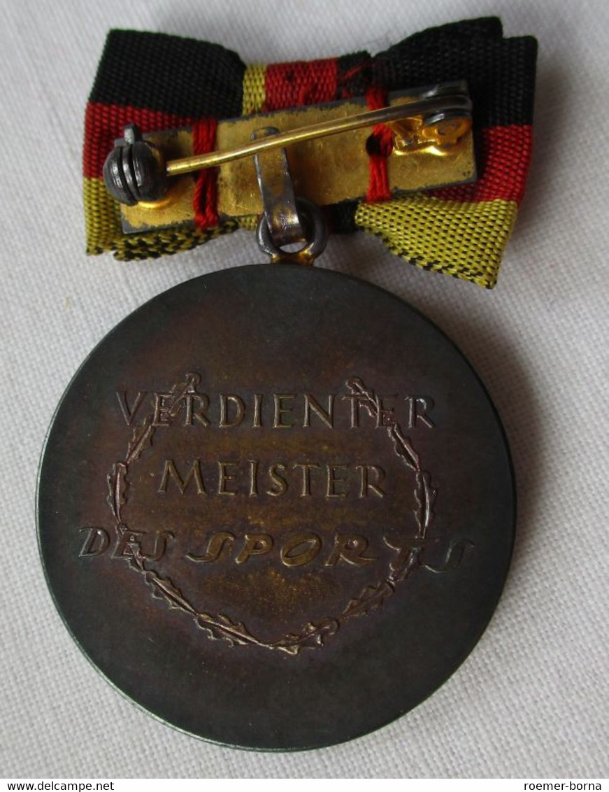 DDR Orden Verdienter Meister des Sports 1958 + Urkunde Ehrennadel 71 a (132479)