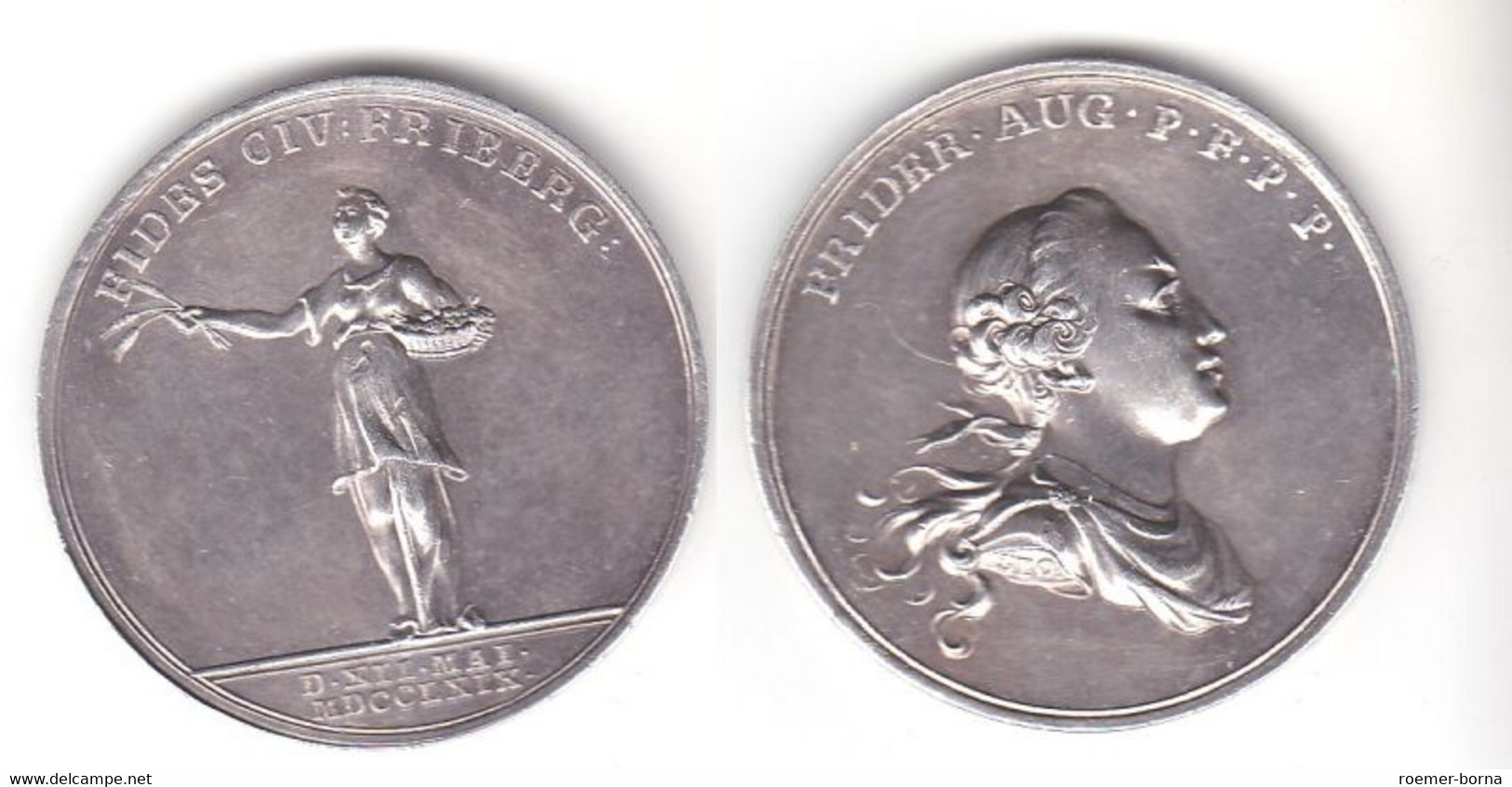 Medaillen Sachsen-Albertinische Linie Friedrich August III. 1763-1806 (111584) - Taler & Doppeltaler