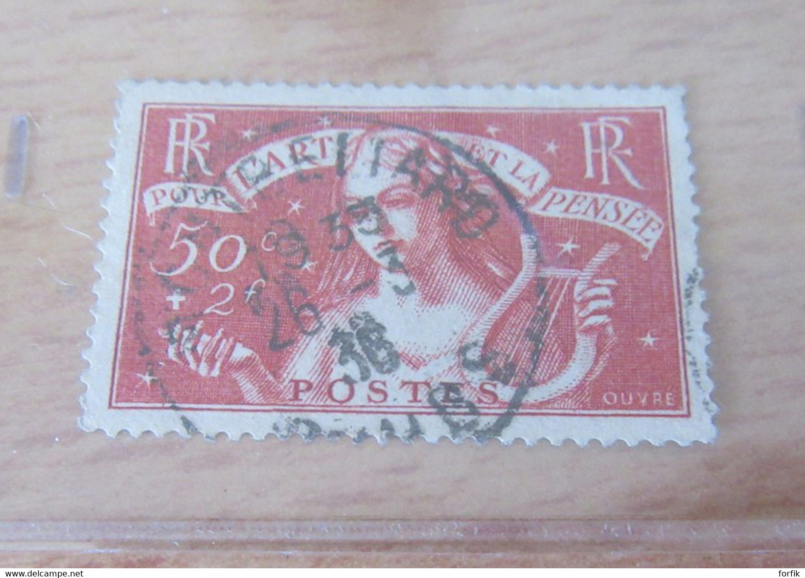 France - Timbres N°308 Et 329 (chômeurs Intellectuels) Oblitérés - Used Stamps