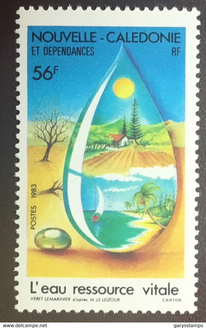 New Caledonia 1983 Water Resources MNH - Sonstige & Ohne Zuordnung