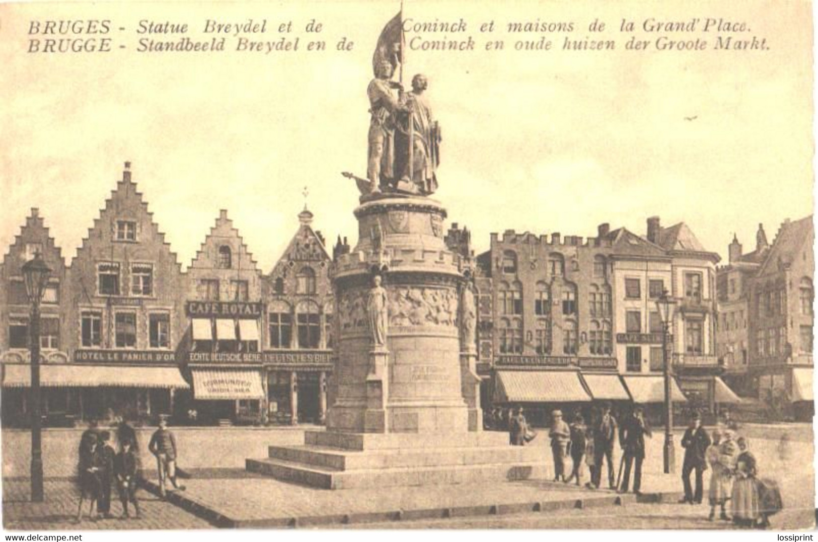 Belgium:Brugge, Breydel Monument, Pre 1940 - Monuments