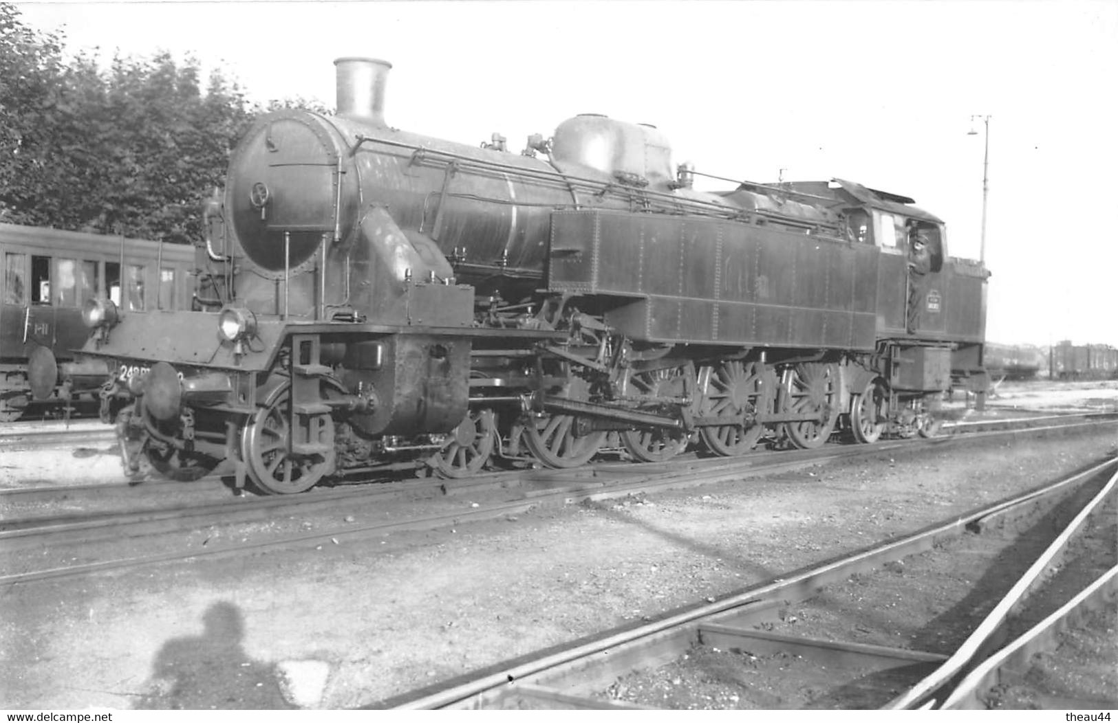 ¤¤  -  Cliché D'une Locomotive Du P.L.M.   -  Cheminots   -  Train  -   Chemin De Fer  -  ¤¤ - Materiale