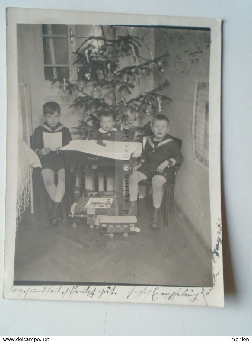 ZA362.21   Österreich - Austria- Photo Sent By Post  1931  WIEN -Elsa Braum - Christmas Tree- Children -  Toy Train - Other & Unclassified